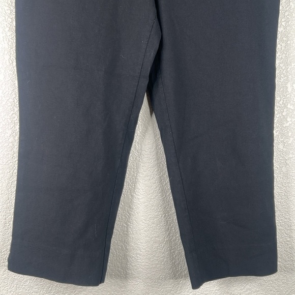 Zac & Rachel Black Pull On Classic Business Career Minimalist Pants Size 12 - Picture 3 of 6